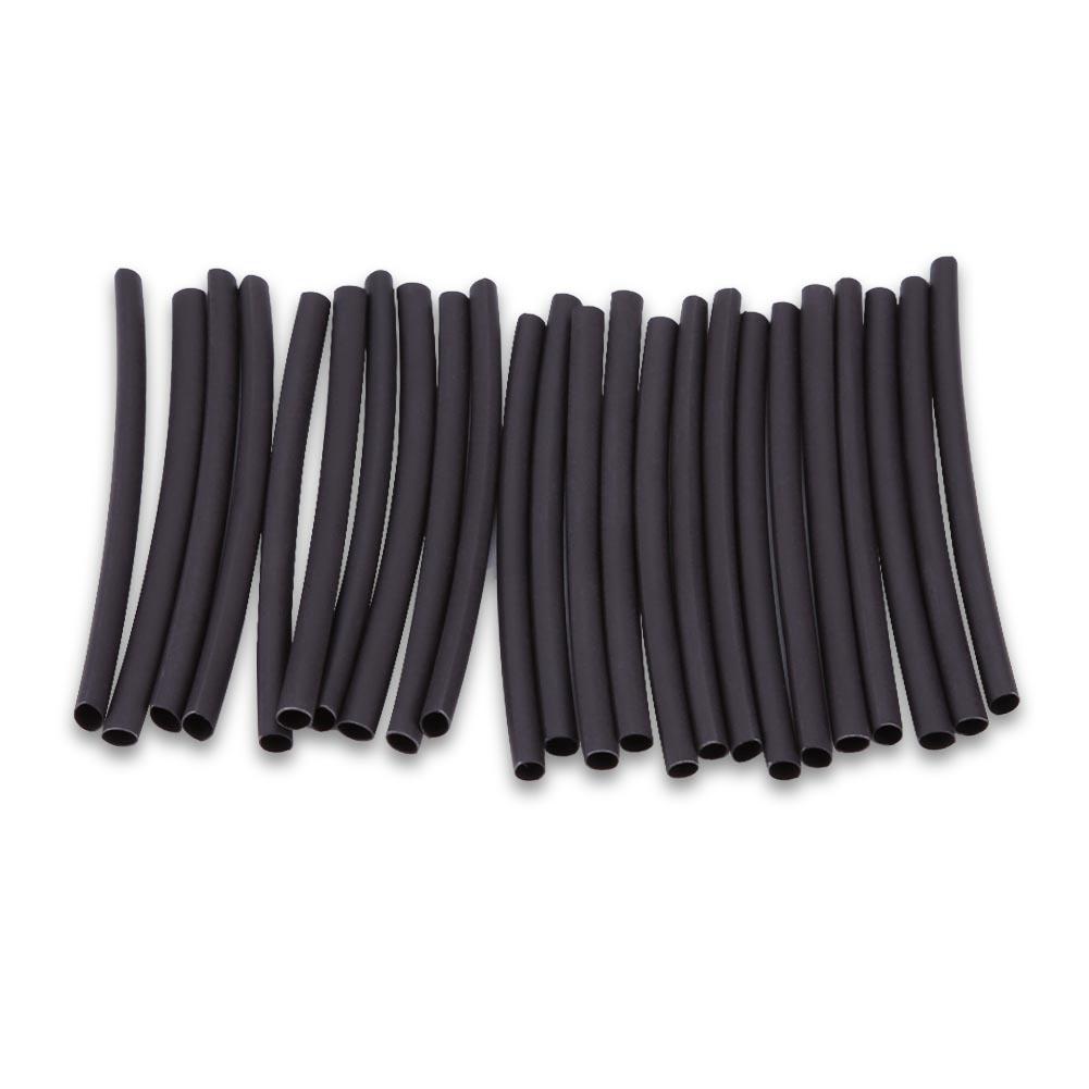 150pcs/set RC Wire Cable Sleeving Wrap 2:1 Heat Shrinking Tubing Tube Black