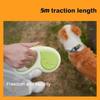 Retractable Dog Leash 5m Heavy Duty Nylon Tape 360° Tangle Free Dog Walking Leash One Touch Quick-Lock Braking Non-Slip Handle for All-Sized Dogs