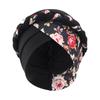 Flower Printed Chemo Hat Elastic Stretchy Hijab Cap Fashion Head Wraps  Ladies Women