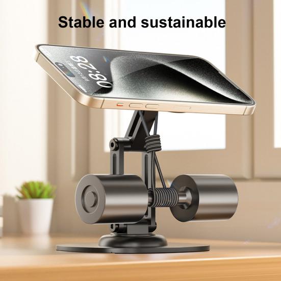 Держатель для мобильного телефона с противоскользящим покрытием, большой магнит, регулировка угла наклона на 360 градусов, складная подставка для мобильного телефона