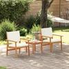 Chaises de jardin vidaXL 2 pcs avec coussins en bois d'acacia solide 4106576