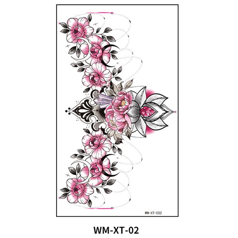 Flower Waterproof Temporary Tattoo Sticker Fake Tattoo Body Art Arm Women
