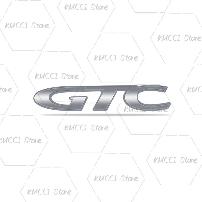 Alloy Metal GTC Grille Emblem Rear Trunk Badge Sticker For Vauxhall Opel Corsa Rocks Vectra Zafira Mokka Meriva Insignia Astra