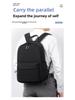 Unisex Korean Large Capacity 14" Backpack with Optional Logo - Ideal for Junior High Students, Simple and Stylish Design