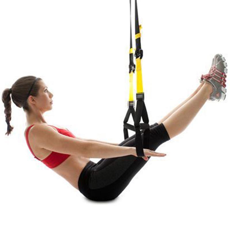 TRX Suspension Straps & Resistance Bands Set: Fitness Training Kit & Pull-Up Bar