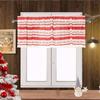 Рождественский лось Короткая занавеска Готовая кухонная занавеска Короткая занавеска Льняная Занавеска на карнизе Оконная ламбрекен