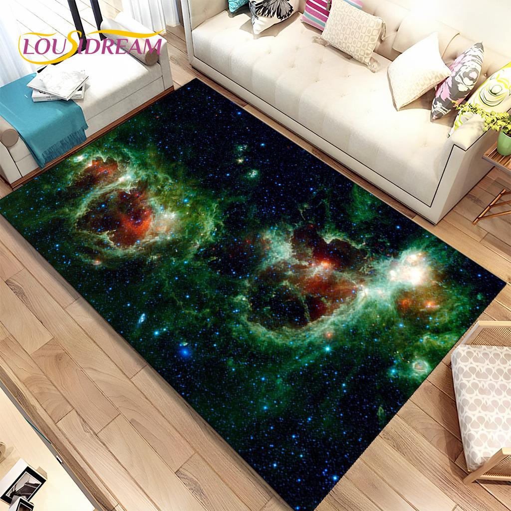 Коврик Galaxy Universe Space Stars, ковер для дома, гостиной, спальни, дивана, коврик для двери, детский нескользящий напольный коврик HD