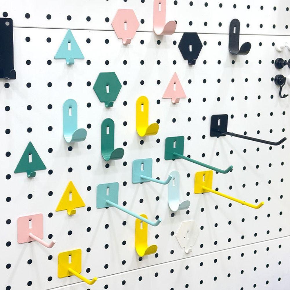 5 шт./набор Крючки для полки, крючки для дисплея на перфорированную панель, держатель крючков, удобные стеллажи для хранения