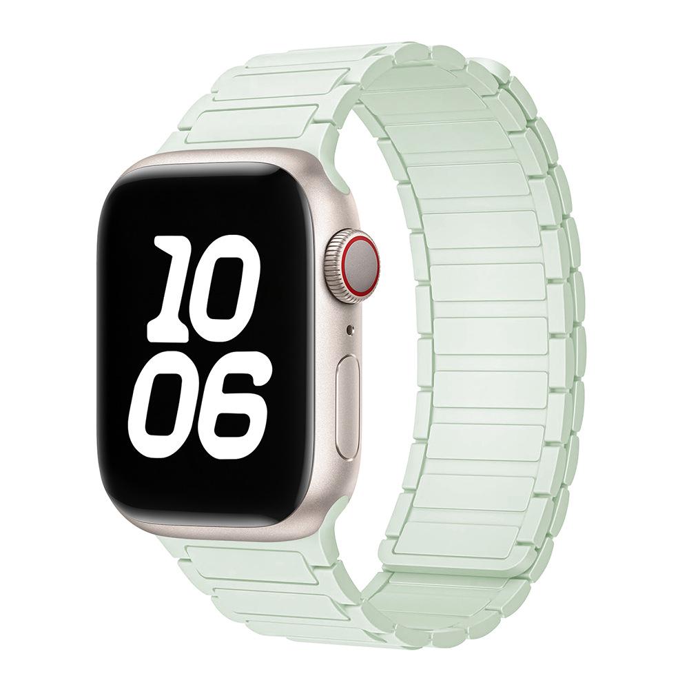 Силиконовый магнитный ремешок для часов Apple Watch Серии 1-11, Ultra 1-3, SE3