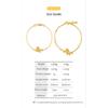 Porti 24k Solid Gold Horse Year Unicorn Chain Bracelet 1.875g