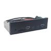 Передняя панель 5,25 дюйма USB 3.2 Gen 1 с быстрой передачей данных 5 Гбит/с, 19-контактный разъем на 2xUSB 3.0, 2xType-C и аудио