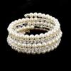Multi Layer Hand Wrist Bracel Shining Imitation Pearl Bracelets Fashion Bridal Jewelry  Women's