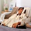 Scarface Classic Movie Print Flannel Blanket Soft Warm Throw For Sofa Bedroom Game Room Living Room Home Bedding Decor Gift