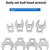 Набор из 8 шт. трещоточных ключей с рукояткой 3/8 дюйма и сменными головками, средний привод, L-образный рожковый ключ, аксессуары