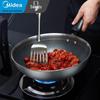Сковорода Midea 30 см с сотовым антипригарным покрытием из нержавеющей стали