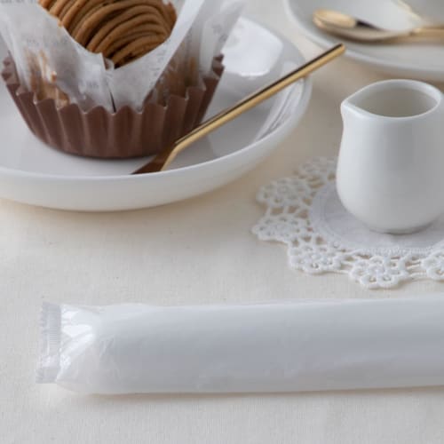 Strix Design Large, Thick, Disposable Hand Towels, Made In Japan, Round, 120 Count (2 Packs of 60), Individually Wrapped, Embossed Surface, Comfortabl