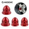 ATV Front Rear Wheel Spindle Nuts for Yamaha Raptor 700 700R YFZ450 YFZ450R Grizzly 350 400 4PCS Spindle Nuts