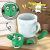 1pc 3D Printed Panicked Turtle Coaster Home/Office Decorative Coffee Tea Cup Mat Insulation Pad Mug Holder with Funny Expression
