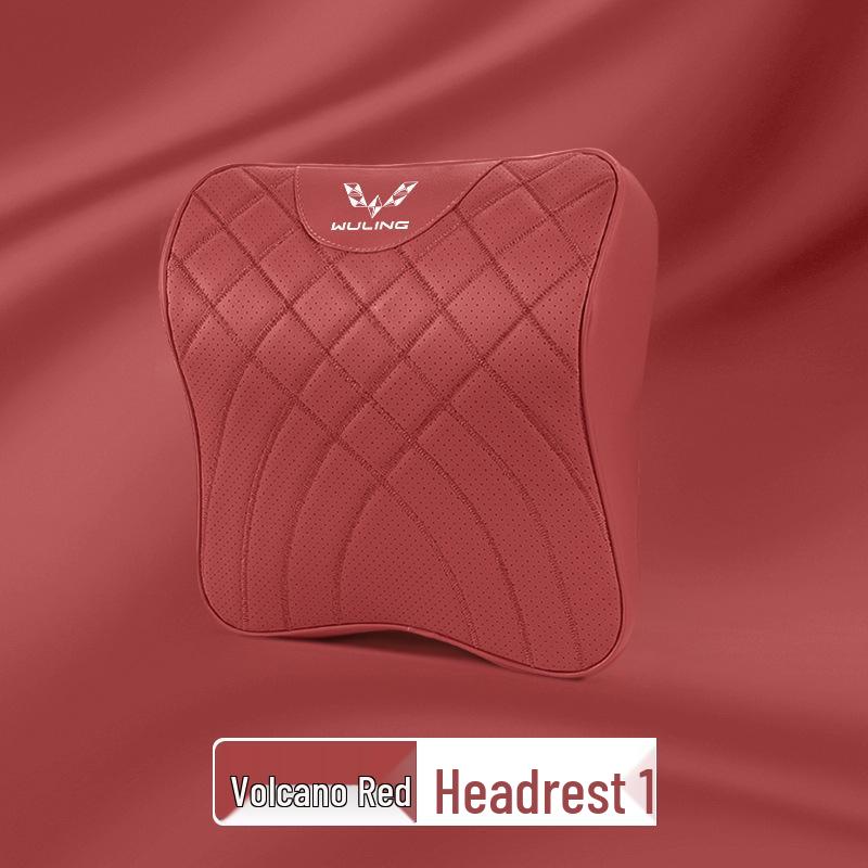 Wuling Car Headrest and Lumbar Support Cushions: Includes Nebula Sky Starlight S Yangguang Nano Conqueror 730 Neck Pillow.