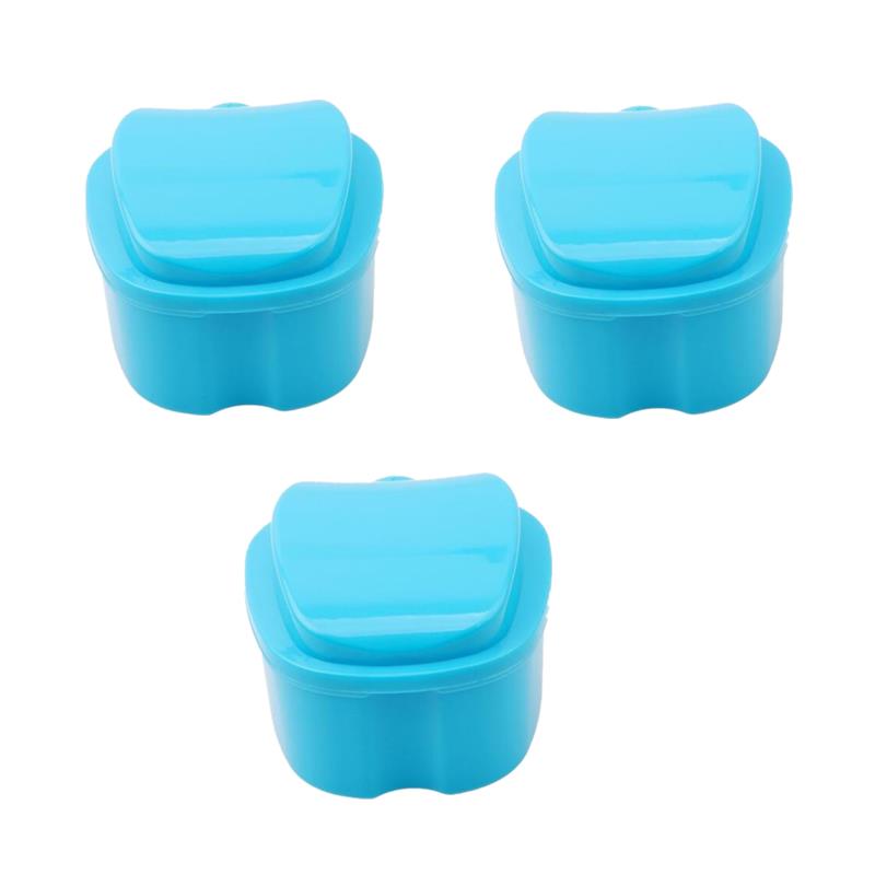 Коробка для ванны для зубных протезов, чехол для чистки зубов, стоматологическая коробка для хранения вставных зубов с подвесной сеткой, контейнер, контейнер для коробок для зубных протезов, контейнер