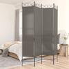 350152 vidaXL Room Divider 4 Panels Anthracite 160x200 Cm Fabric