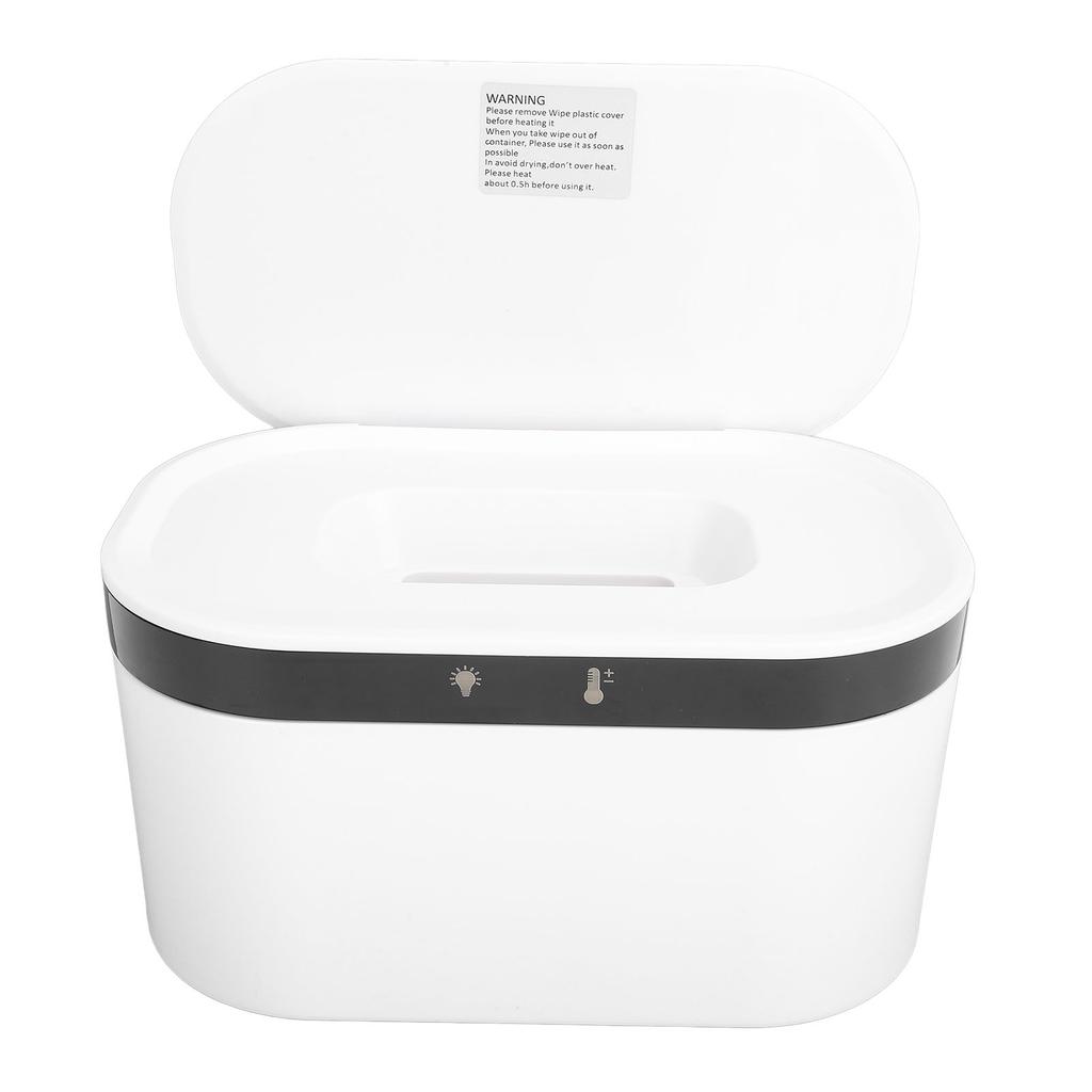Подогреватель влажных салфеток для младенцев, постоянная температура, питание от USB, диспенсер для подогрева влажных салфеток с ночником, белый