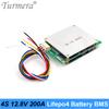 Turmera 4S 12.8V 200A 280A 320A Плата защиты BMS для балансировки аккумуляторов Lifepo4 Использование в аккумуляторах Lifepo4 3.2V 100Ah 200Ah 280Ah 320Ah