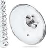 Glass Lid for Pots, Pans, Saucepans, Universal 18 cm
