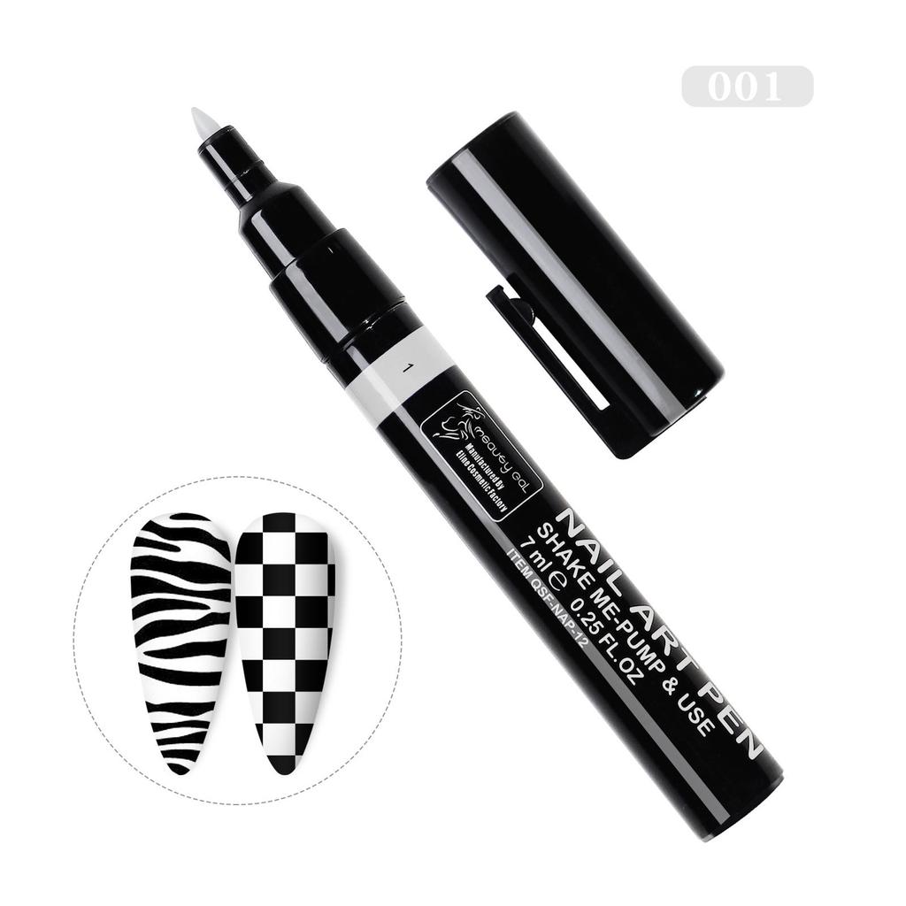 Инструменты для дизайна ногтей 3D-ручка для рисования, ручка для рисования ногтей, ручка для маникюра своими руками, лак для ногтей