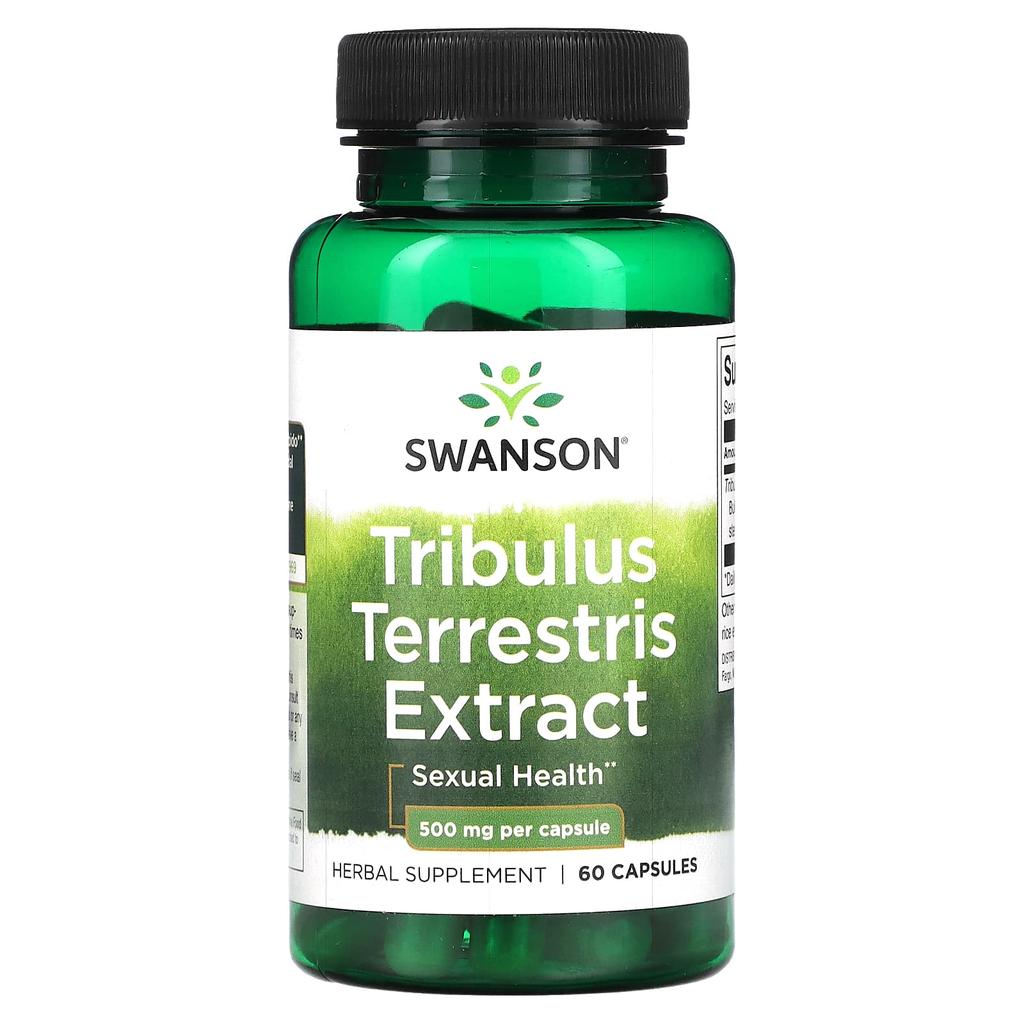 Tribulus Extract, 500Mg, 60 Capsules