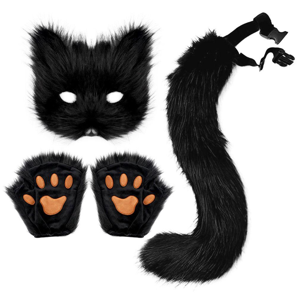 1set Plush Halloween Cosplay Accessories Claw Animal Cosplay Props  Halloween