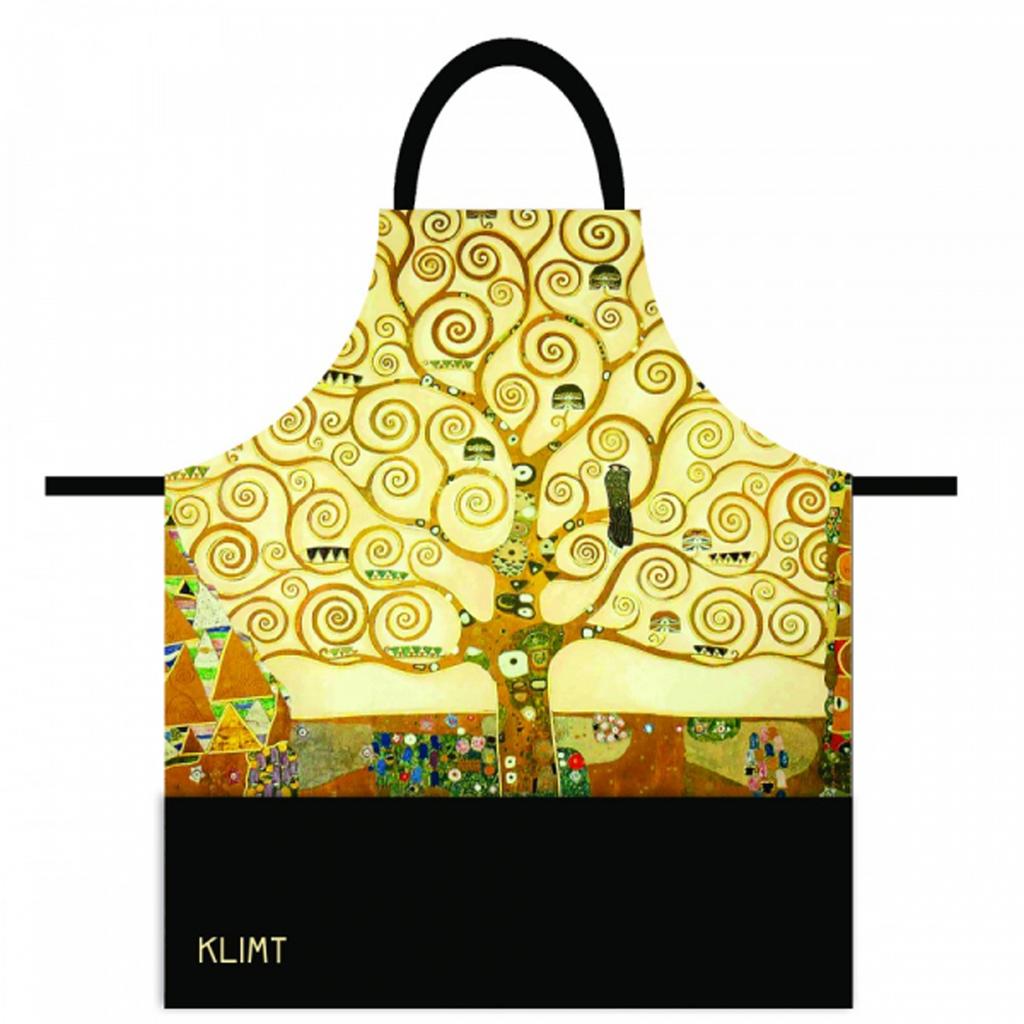 Les Trésors De Lily [R2001] - 'Gustav Klimt' Cotton Apron (Tree of Life) - 78x68cm