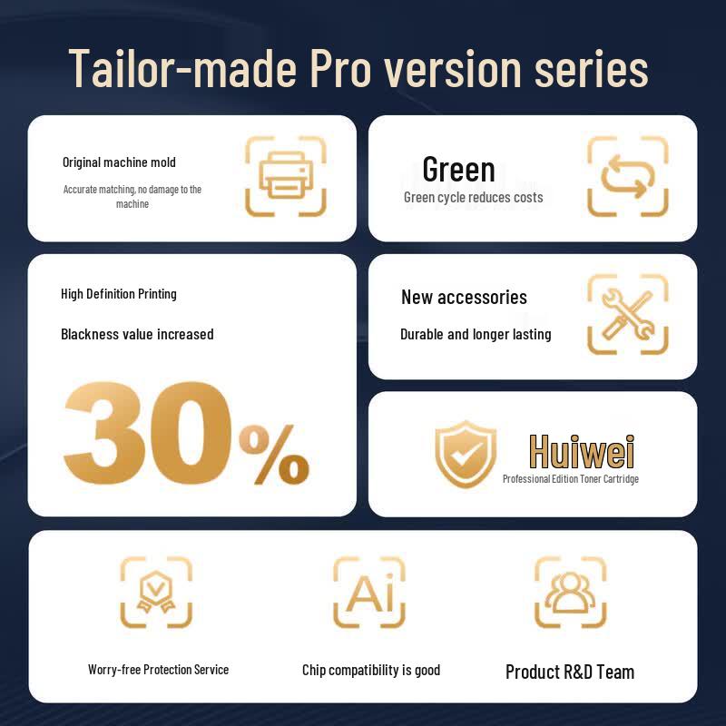 Huiwei Compatible Toner Cartridge for Lenovo M7605D