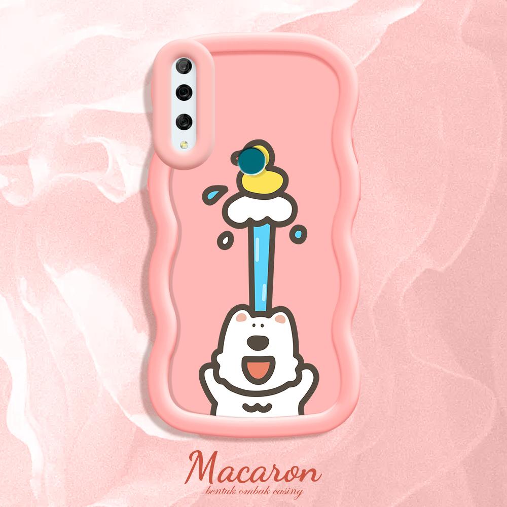 Окрашенный узор Big Wave Edge Мягкий силиконовый материал Macaron чехол для телефона противоударный защитный резиновый чехол для iPhone Huawei Honor Infinix Tecno