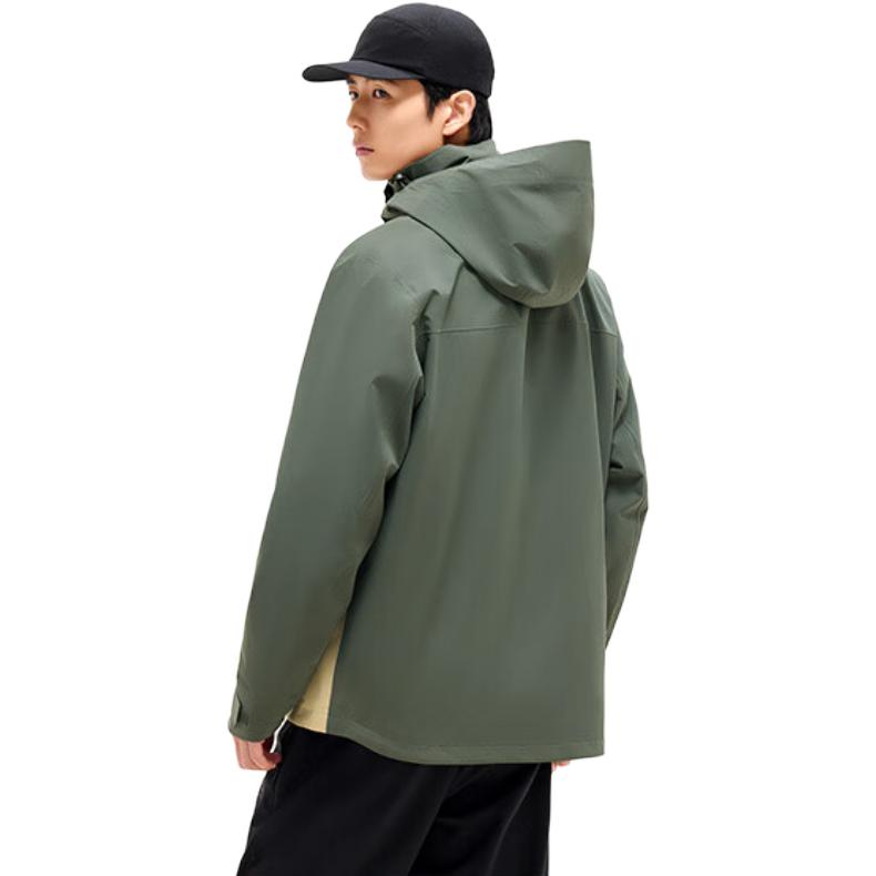 Anta Waterproof And Windproof Windbreaker Jacket Men's Aquatic Green 952347607-3