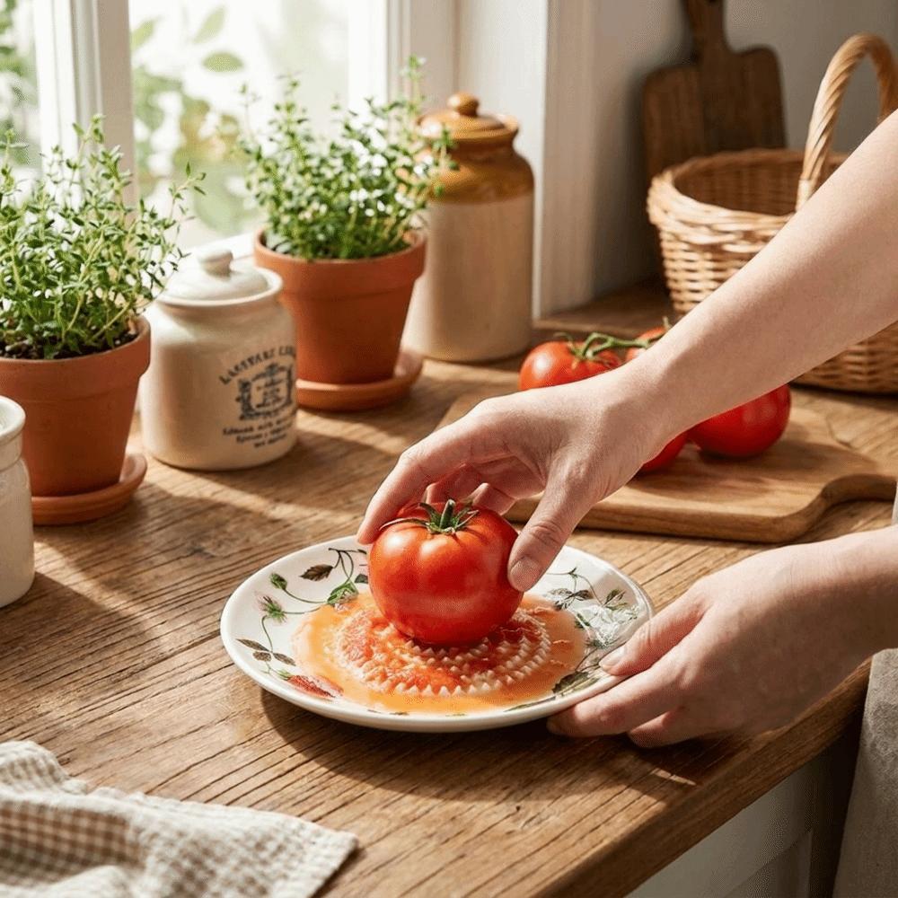 Round Plate Ceramic Ginger Grater Efficient Fruit Grinding Tool Tomato Grinder Dish Kitchen