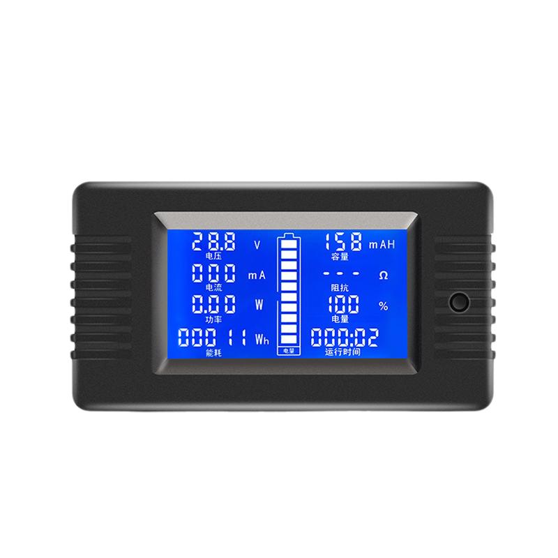 PZEM Battery Capacity Tester Coulomb Meter 8‑120V 50‑500A Shunt Battery Pack Monitor USB Display Volt Amp SOC Analyzer