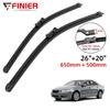 2PCS Wiper Blades For Volvo S80 2006-2014 26" 20" Fit Front Windshield Windscreen Window Brushes Cutter Accessories 2008 2009 2010 2011 2012 2013 2014