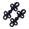 2 Pairs Chinese Knot Frog Buttons Closure for Cardigan