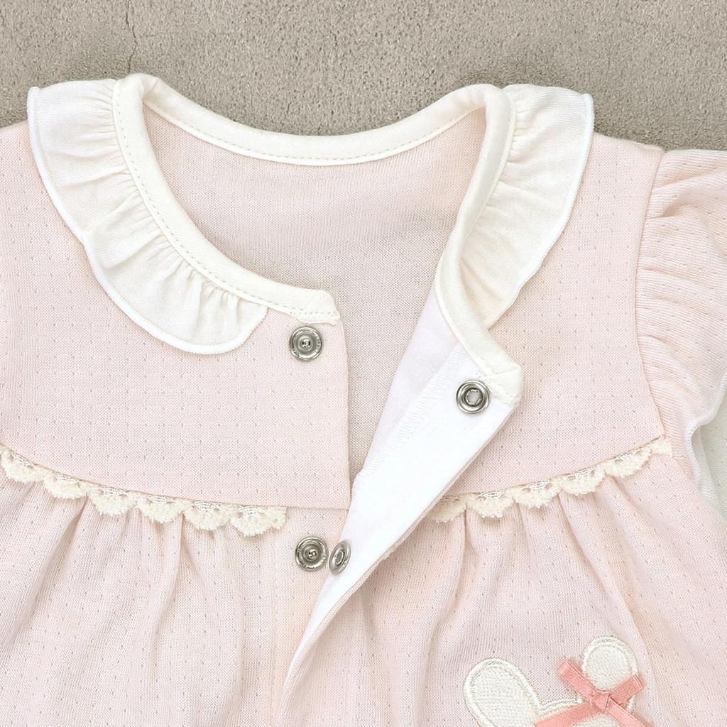 Baby Castle Coverall with Bunny Size Made in Japan Pocket, 70,