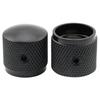Musiclily Dome Knob горизонтальный винтовой тип метрический стандарт для электрогитары черного цвета/бас-гитары, (Пакет 4)