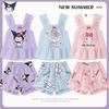 Kuromi Girls' Summer Pajama Set - Camisole & Shorts Two-Piece Homewear