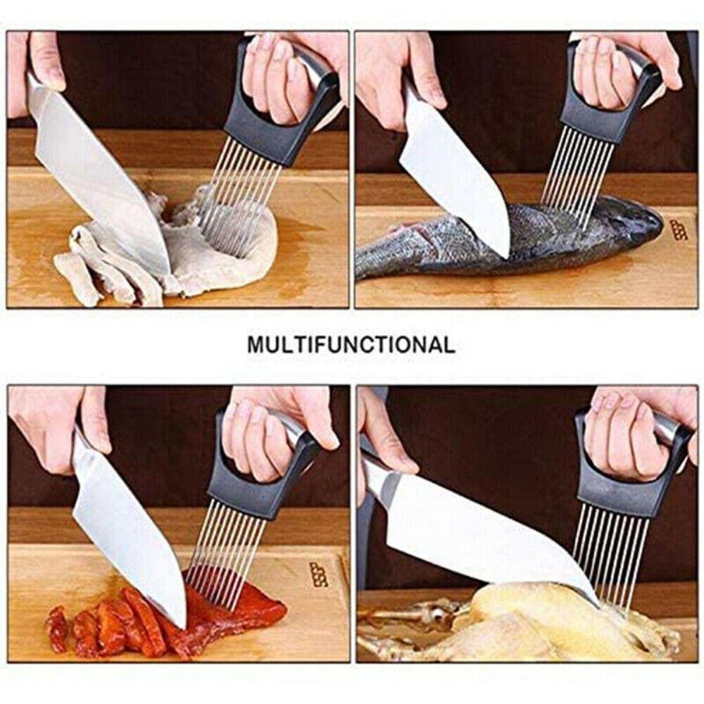 Ломтерезки для мяса Режущие инструменты Резак для томатов Овощерезка Держатель для лука Держатель для нарезки лука