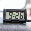 Маленькие самоклеящиеся автомобильные настольные часы электронные часы датчики цифровой ЖК-экран тонкие электронные часы с клейкой подкладкой время