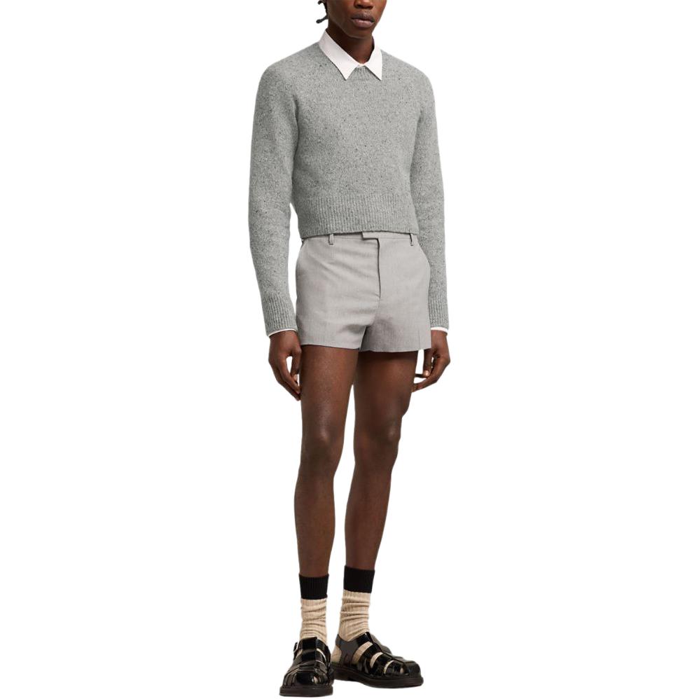Amiparis crepe wool shorts HSO109WV0038-096