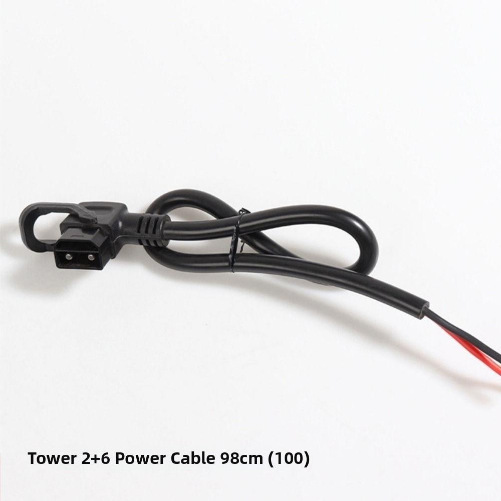 Black 2+6 Lithium Battery Charing Wire Electric Vehicle Connector Cable for Tower Battery Cabinet