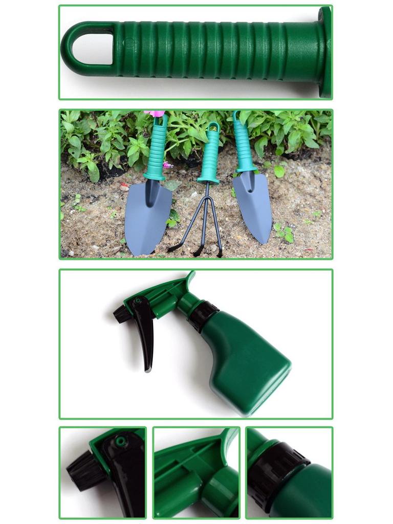 Набор садовых инструментов из трех предметов: Мини-набор лопаток для посадки, бонсай и горшечных цветов