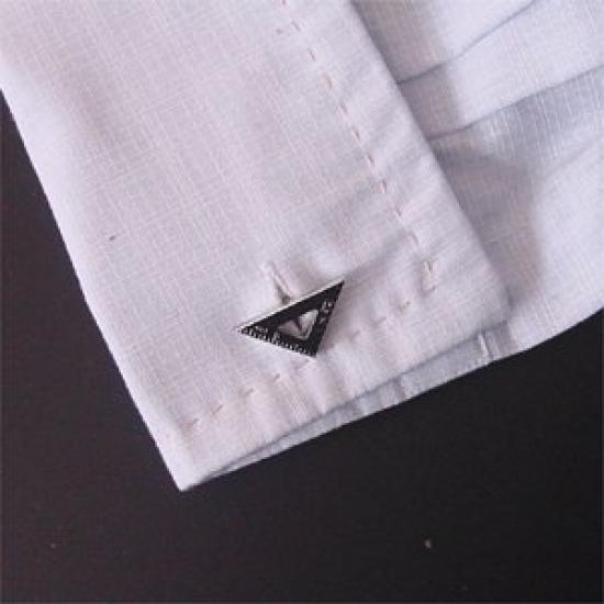 Kamakura Cufflinks Workshop Triangle Ruler Cufflinks Ed115 (Cufflinks)