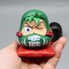 8 см Фигурки One Piece Луффи Фигурка Зоро Модель Санджи ПВХ Q-версия Статуэтка GK Коллекция Настольное украшение Игрушки Подарок на день рождения GK