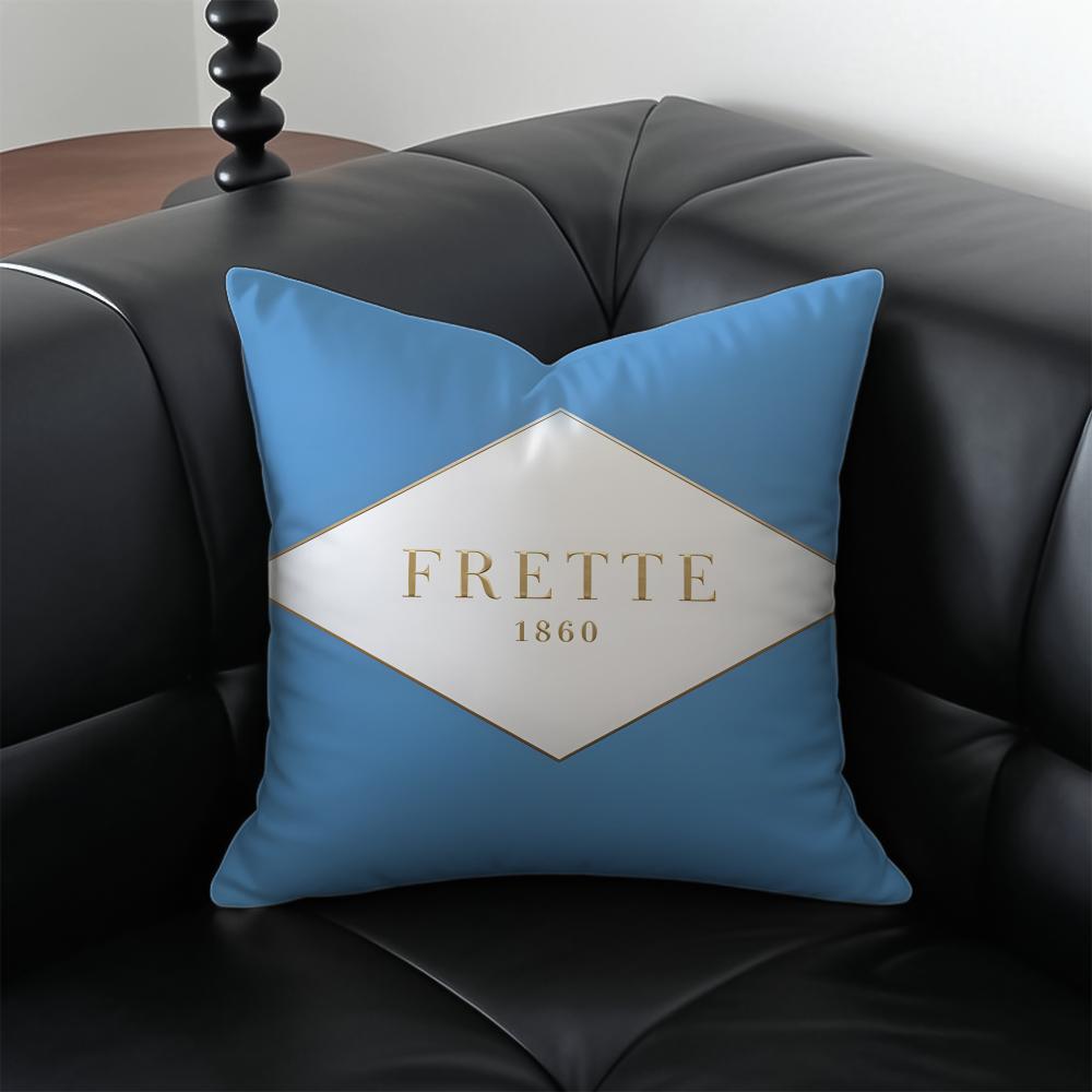 ЛЮКС мода Италия элегантность дом FFrette Наволочка для подушки Чехол для подушки Защита от пылевых клещей Невидимая молния шелковистый плюш подушка